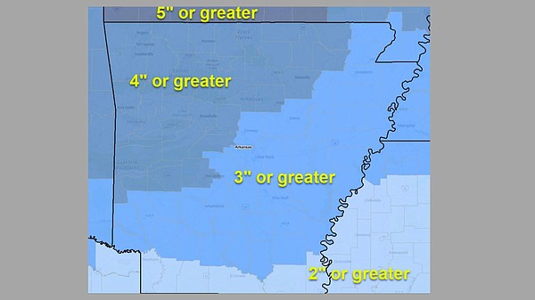 The National Weather Service is making changes to winter storm warning standards in Arkansas |  Arkansas Democrat Gazette