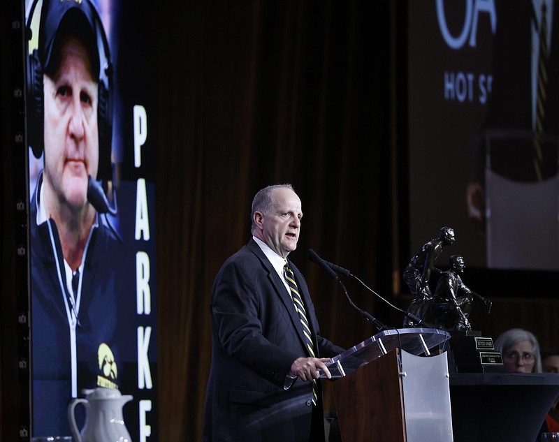 Iowa's Parker Wins Broyles Award | The Arkansas Democrat-Gazette ...