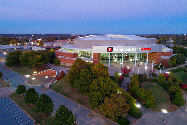 Simmons Bank Arena, North Little Rock..Submitted photos