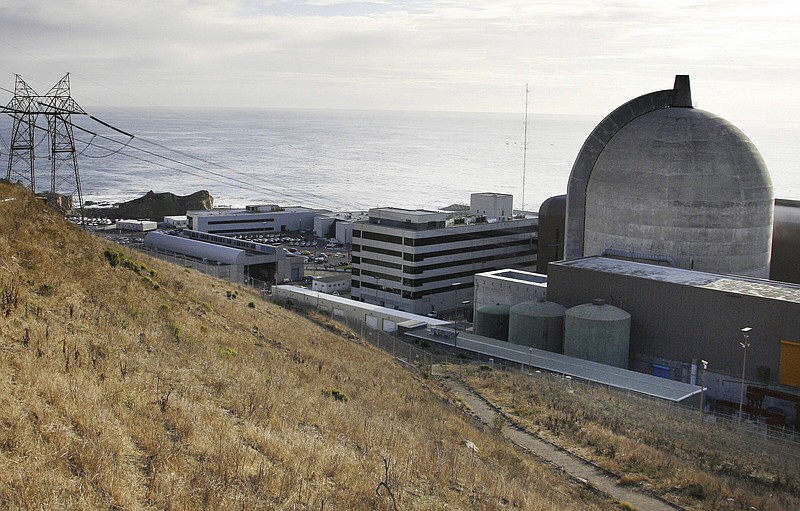 One of the nuclear reactors at Pacific Gas and Electric’s Diablo Canyon Power Plant in Avila Beach, Calif., is seen in 2008.
(AP/Michael A. Mariant)