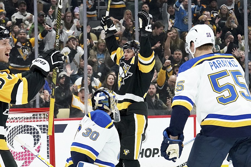 Malkin, Crosby Score As Penguins Beat Blues 4-2 | Fulton Sun