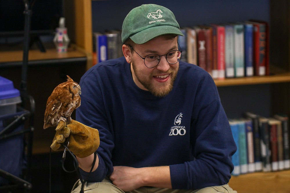 Chattanooga Zoo animals visit Eastgate Library Chattanooga Times Free
