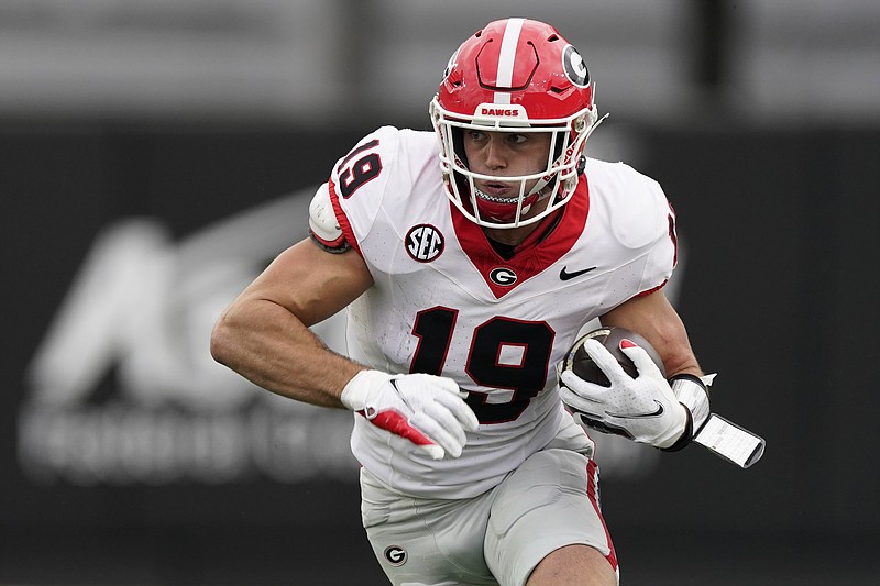 Georgia tight Chattanooga Bowers announcement Press Times end makes | Free NFL Brock