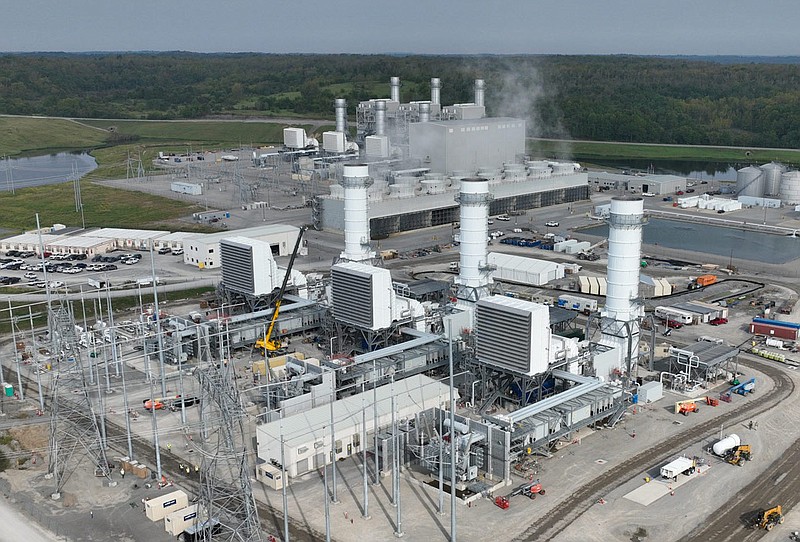 TVA / Three new natural gas  combustion turbine units began power production Sunday at TVA's Paradise plant in Western Kentucky
