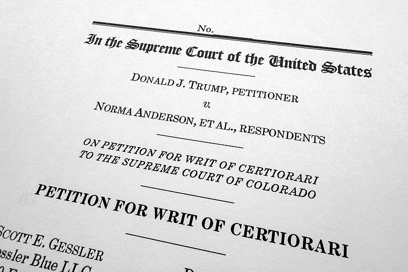 The Supreme Court will decide if Donald Trump can be kept off 2024