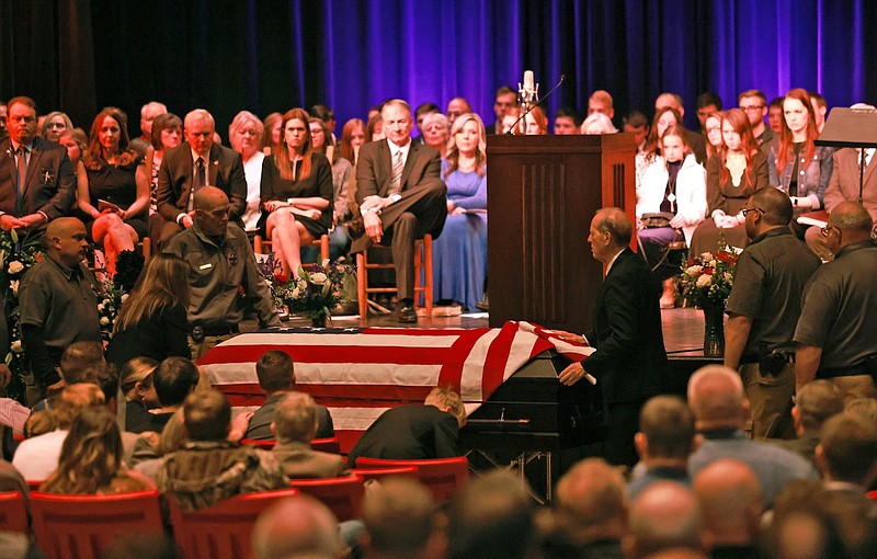 Slain Stone County sheriff’s deputy remembered at funeral service The