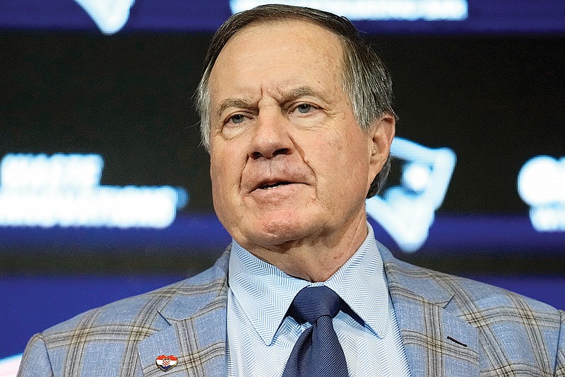 Bill Belichick has a second interview scheduled to potentially become the head coach of the Falcons. (ssociated Press)