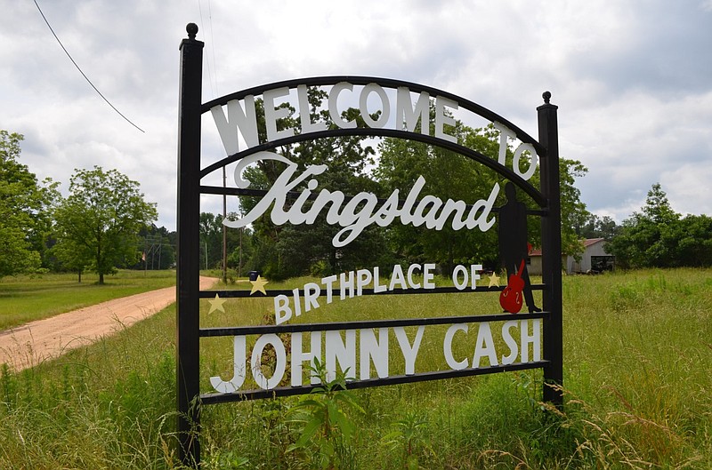 A sign welcomes visitors to Kingsland in this May 18, 2017 file photo. (Special to The Commercial/Richard Ledbetter)