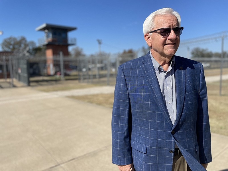 Former state Sen. Eddie Joe Williams is photographed at the high-security Varner Unit in Gould, about 28 miles southeast of Pine Bluff, in this Nov. 6, 2023 file photo. (Arkansas Democrat-Gazette/Frank E. Lockwood)