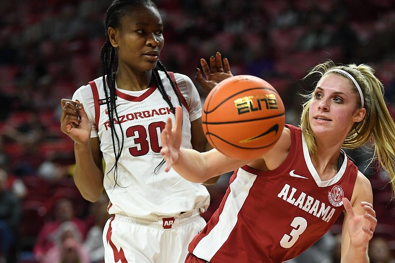 Alabama women's basketball team returns the favor at Arkansas | Whole ...