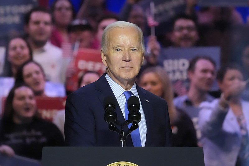 FILE - President Joe Biden speaks at an event in Manassas, Va., Jan. 23, 2024. Biden is expected to notch an easy win in South Carolina's Democratic primary on Saturday, Feb. 3. The state officially kicks off the Democratic nominating process for the first time. (AP Photo/Alex Brandon)