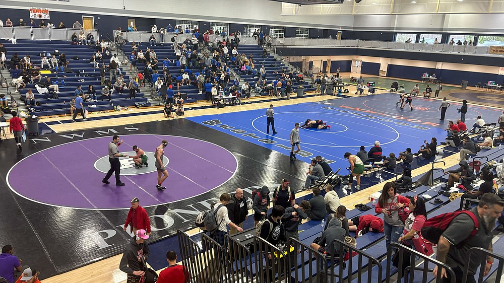 GHSA Class AAA wrestling sectional at Coahulla Creek on Feb. 10, 2024 ...