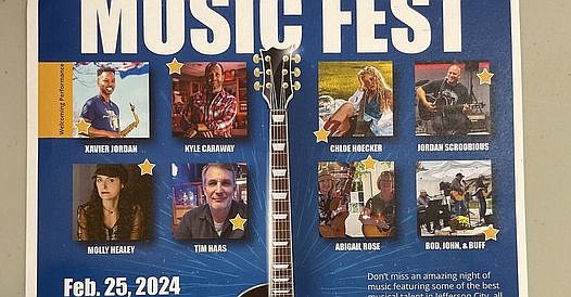 Under the above image, Jefferson City West Rotary Club's Facebook page describes its 2024 Music Fest as an "amazing night of music featuring some of the best musical talent in Jefferson City, all on the same stage in one evening." It explains that spectators will vote for their favorite artist in the form of donations.