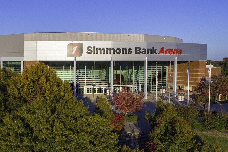 Simmons Bank Arena in North Little Rock is shown in this undated courtesy photo.