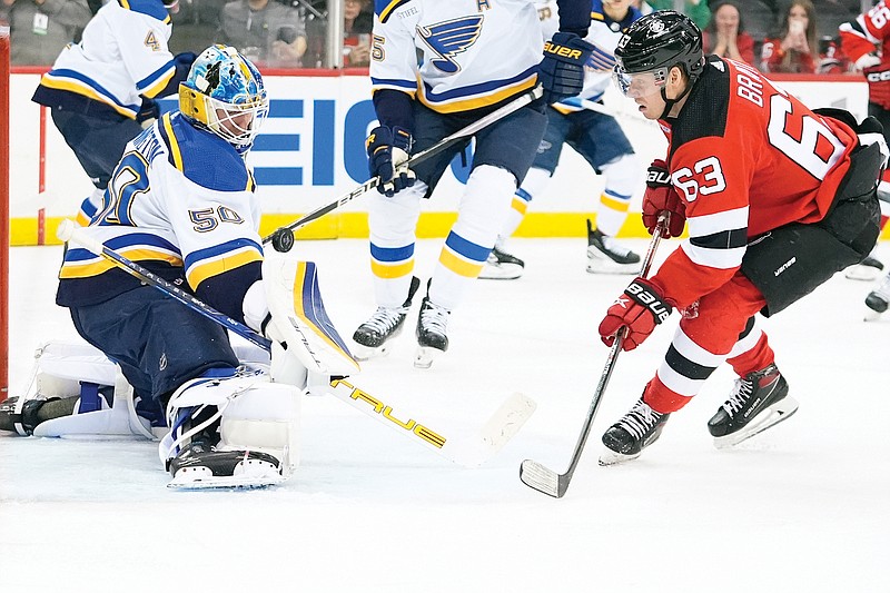 Meier Scores Three Goals As Devils Beat Blues | Jefferson City News Tribune