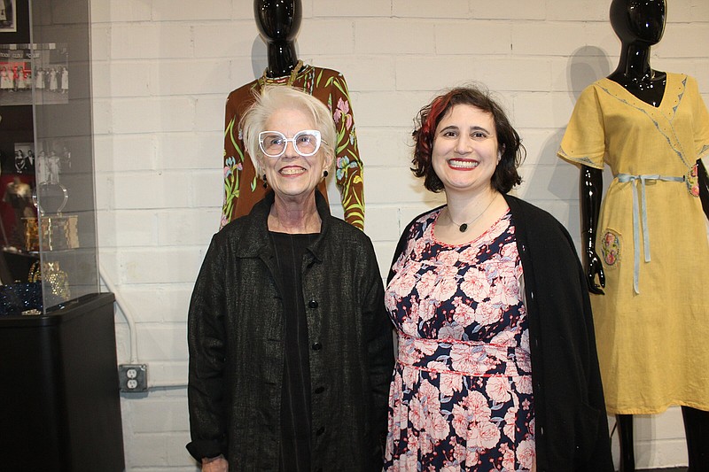 Esse Purse Museum owner Anita Davis and Danielle Dreilinger
(Arkansas Democrat-Gazette/Rachel O'Neal)