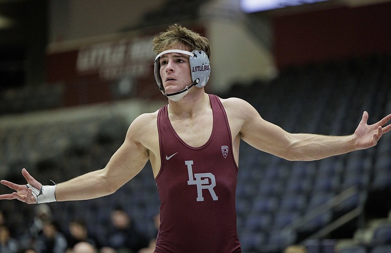 Redshirt sophomore Matt Bianchi (above) is one of five wrestlers from the University of Arkansas-Little Rock who will compete at the NCAA Championships, which start today in Kansas City, Mo.
(UALR Athletics/Benjamin Krain)