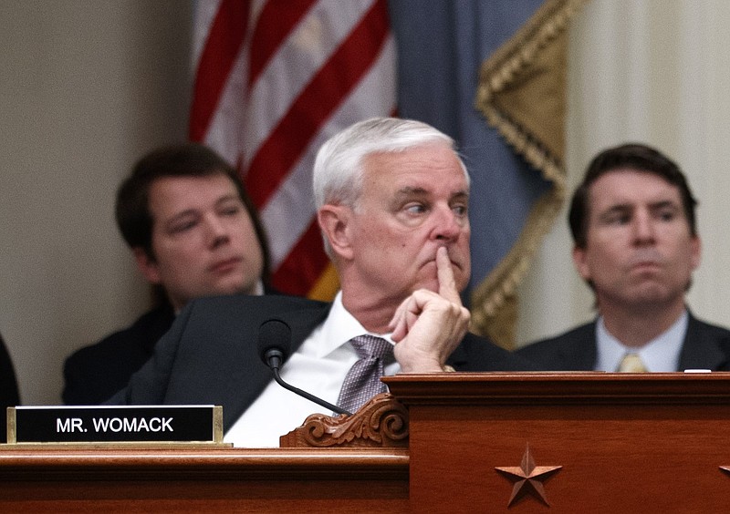 U.S. Rep. Steve Womack, R-Ark., listens during a meeting of the House Budget Committee on Capitol Hill in Washington in this Nov. 14, 2019 file photo. (AP/Jacquelyn Martin)
