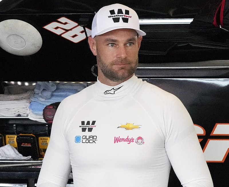 In this Feb. 15 file photo, Shane van Gisbergen gets ready for a practice session for an ARCA Series race at Daytona International Speedway in Daytona Beach, Fla. (Associated Press)