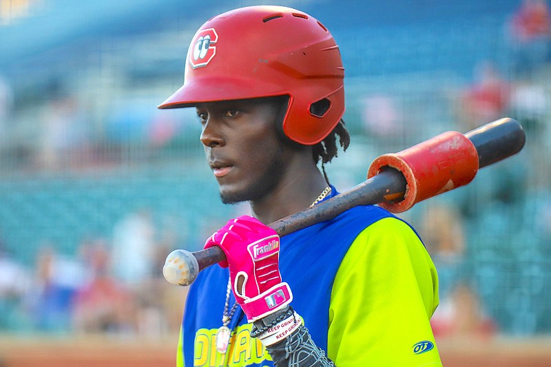 Staff file photo by Olivia Ross / The Chattanooga Lookouts open their 2024 season Friday and play their home opener Tuesday. This year's promotional highlights at AT&T Field include a July 6 bobblehead giveaway featuring former Lookouts star Elly De La Cruz, pictured.