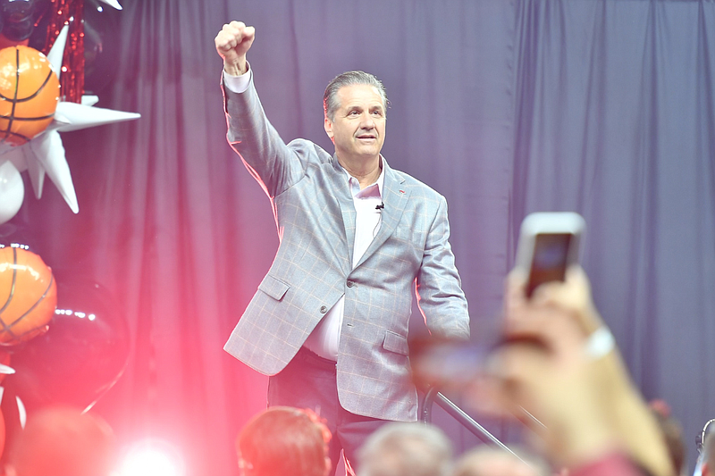 VIDEO: John Calipari introduced as Arkansas men's basketball coach ...