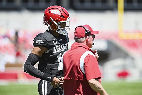 Arkansas Football's Offensive Reboot Showcased At Spring Game | Whole ...