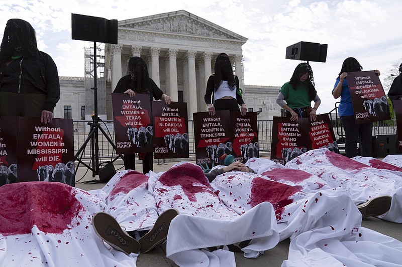Supreme Court weighs whether states can ban abortion, even during some