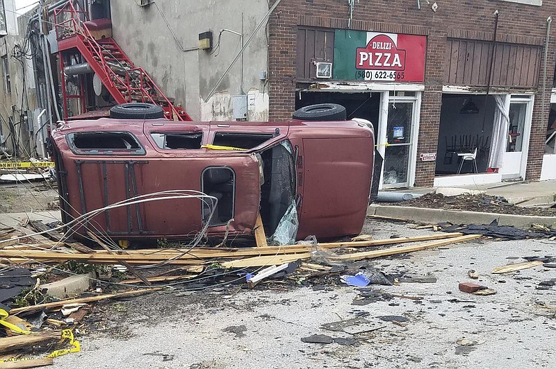 Oklahoma towns hard hit by tornadoes begin long cleanup after 4 killed ...