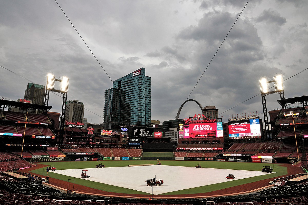 Final Game Of Cardinals Mets Series Rained Out Fulton Sun Cardinals T1200 