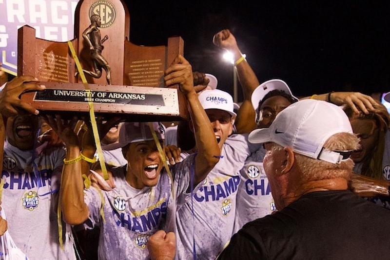 OPINION NATE ALLEN Razorbacks use team effort to win men’s SEC track