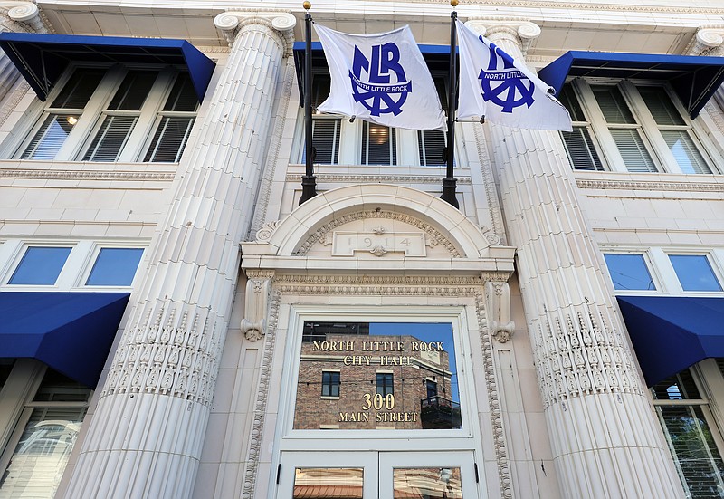 FILE – North Little Rock City Hall is located at 300 Main St. in North Little Rock. Photographed on Wednesday, May 15, 2024. (Arkansas Democrat-Gazette/Kyle McDaniel)