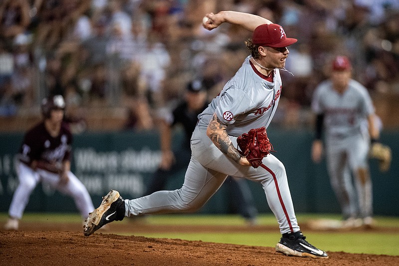 Mason Molina gives Arkansas baseball an option at each end | Whole Hog ...