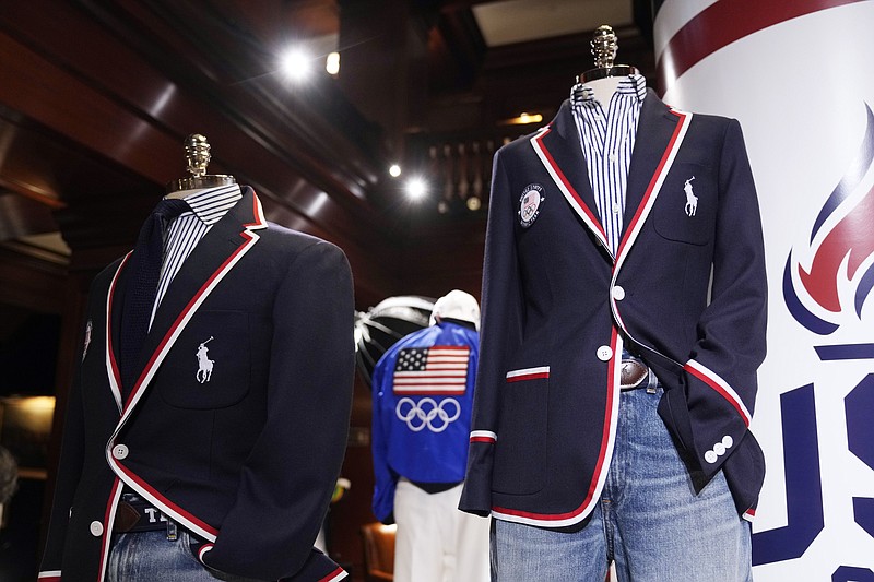 Ralph Lauren goes with basic blue jeans for Team USA's opening Olympic ...