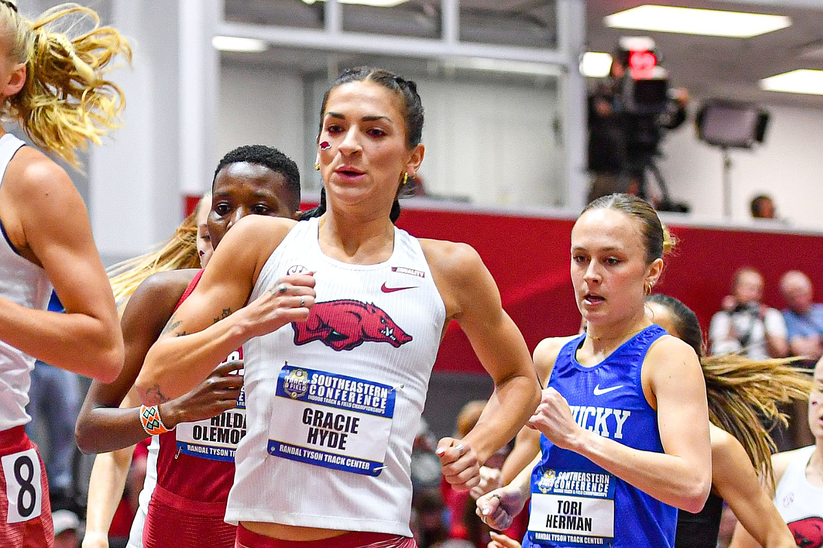 Career reset led to former Arkansas athlete Gracie Hyde making 