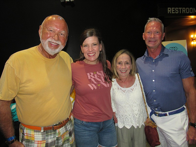 Rick Fleetwood, Tery Young, Kathleen Kennally and Charles Evans on 6/22/24 at Centers for Youth and Families Emerging Leaders’ Brunchfest at The Hall (Arkansas Democrat-Gazette/Kimberly Dishongh)