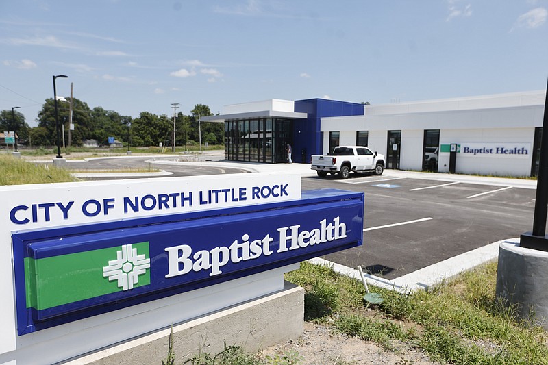 Baptist Health and the city of North Little Rock are opening a new family health clinic in the Rose City neighborhood of North Little Rock. (Arkansas Democrat-Gazette/Thomas Metthe)