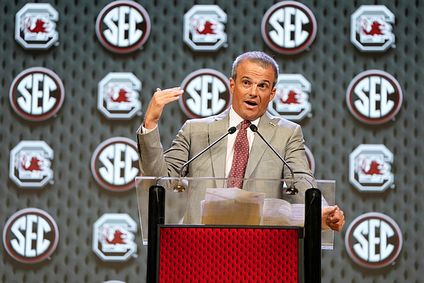 SEC Media Days Report: Shane Beamer Optimistic Rocket Sanders Will ...