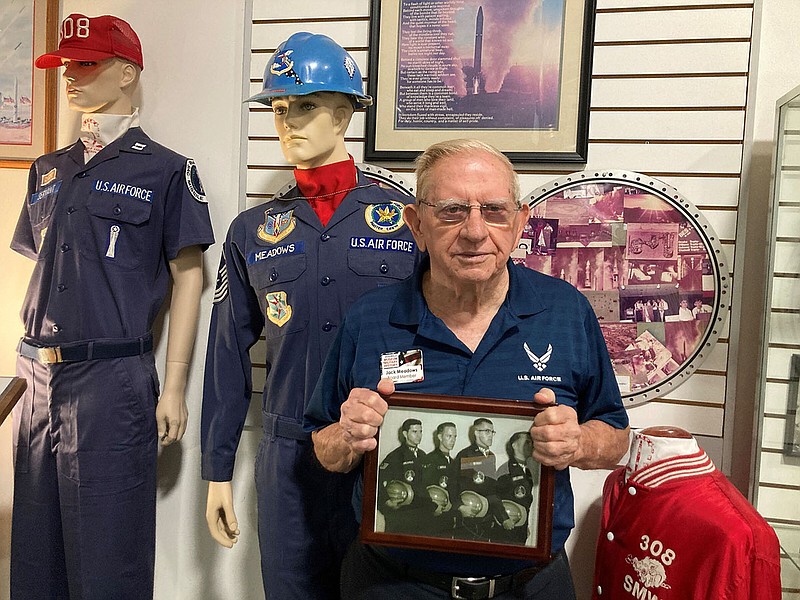 Jack Meadows, 88, is a founding member of the Jacksonville Museum of Military History. He has helped the museum build its collections, and he serves as an enthusiastic volunteer tour guide at least 20 hours per week.
(Special to the Democrat-Gazette)