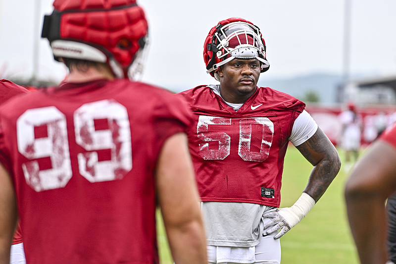 WATCH: Arkansas defensive linemen Landon Jackson, Eric Gregory and Nico  Davillier talk fall camp | Whole Hog Sports