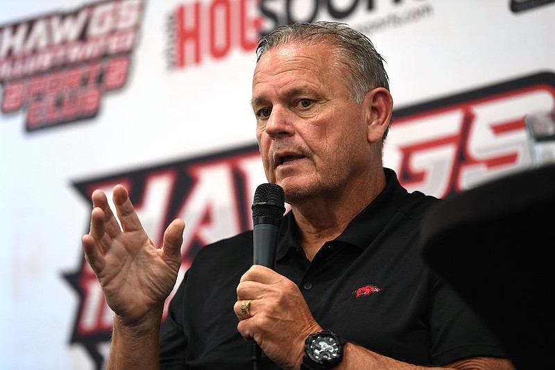Arkansas football coach Sam Pittman up first at Hawgs Illustrated ...