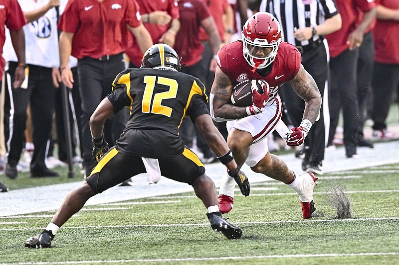 Ja'Quinden Jackson leads dominant run game for Arkansas football vs