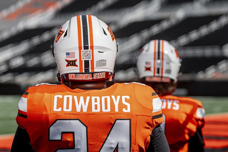 NCAA bars Oklahoma State from using QR codes on helmet Whole Hog Sports