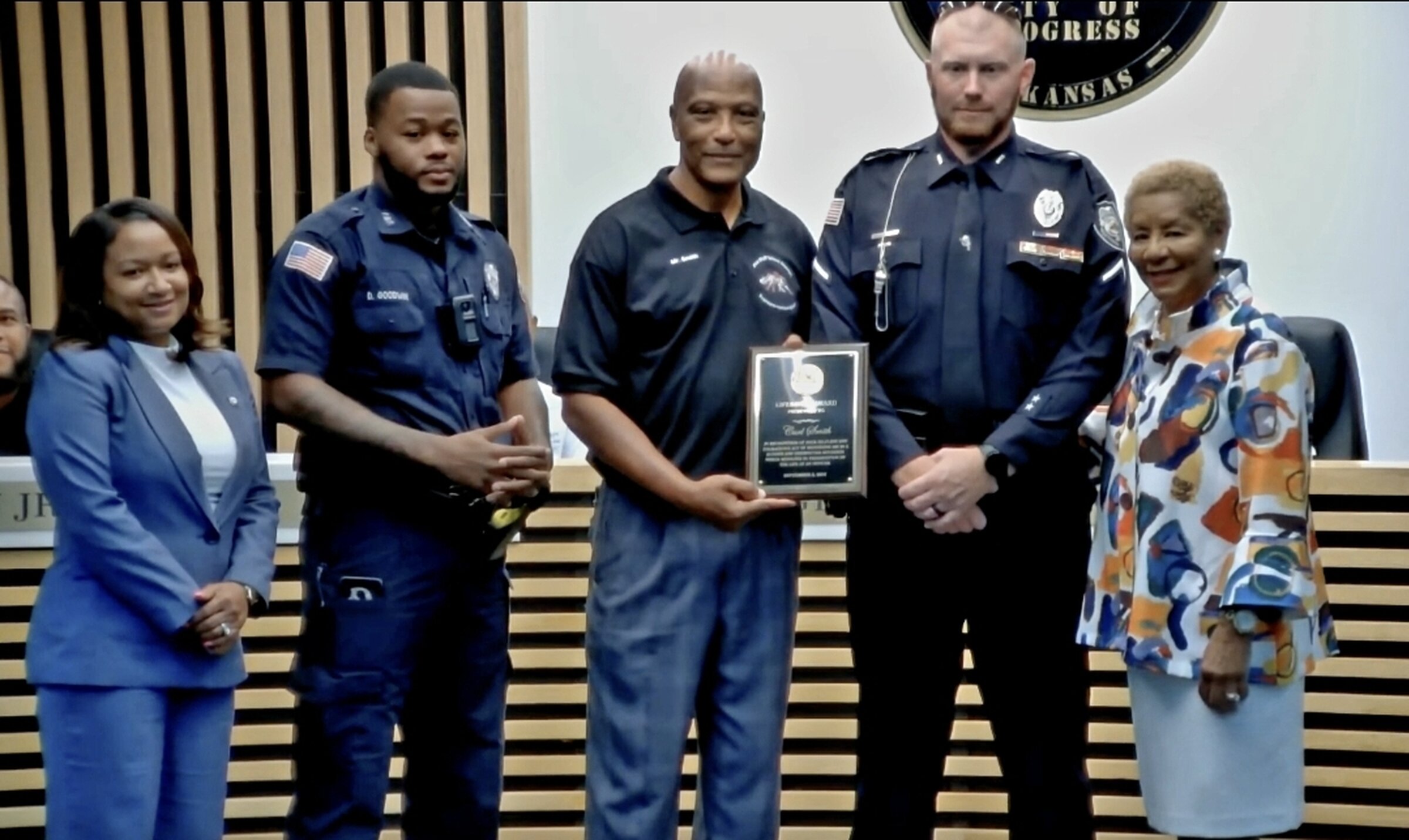 Driver commended for lifesaving act