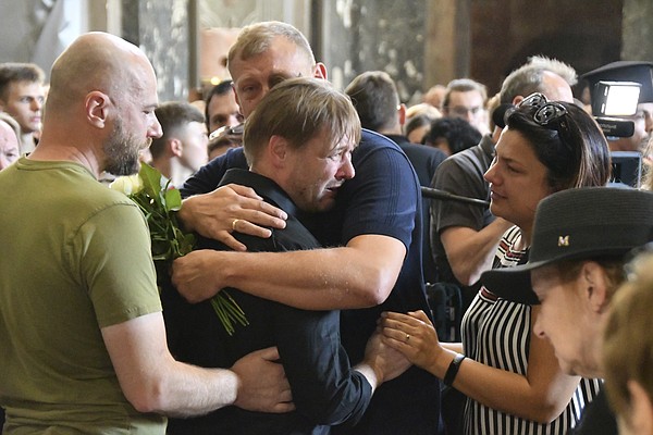 In Ukraine, a city grieves for a family killed in a deadly Russia missile attack