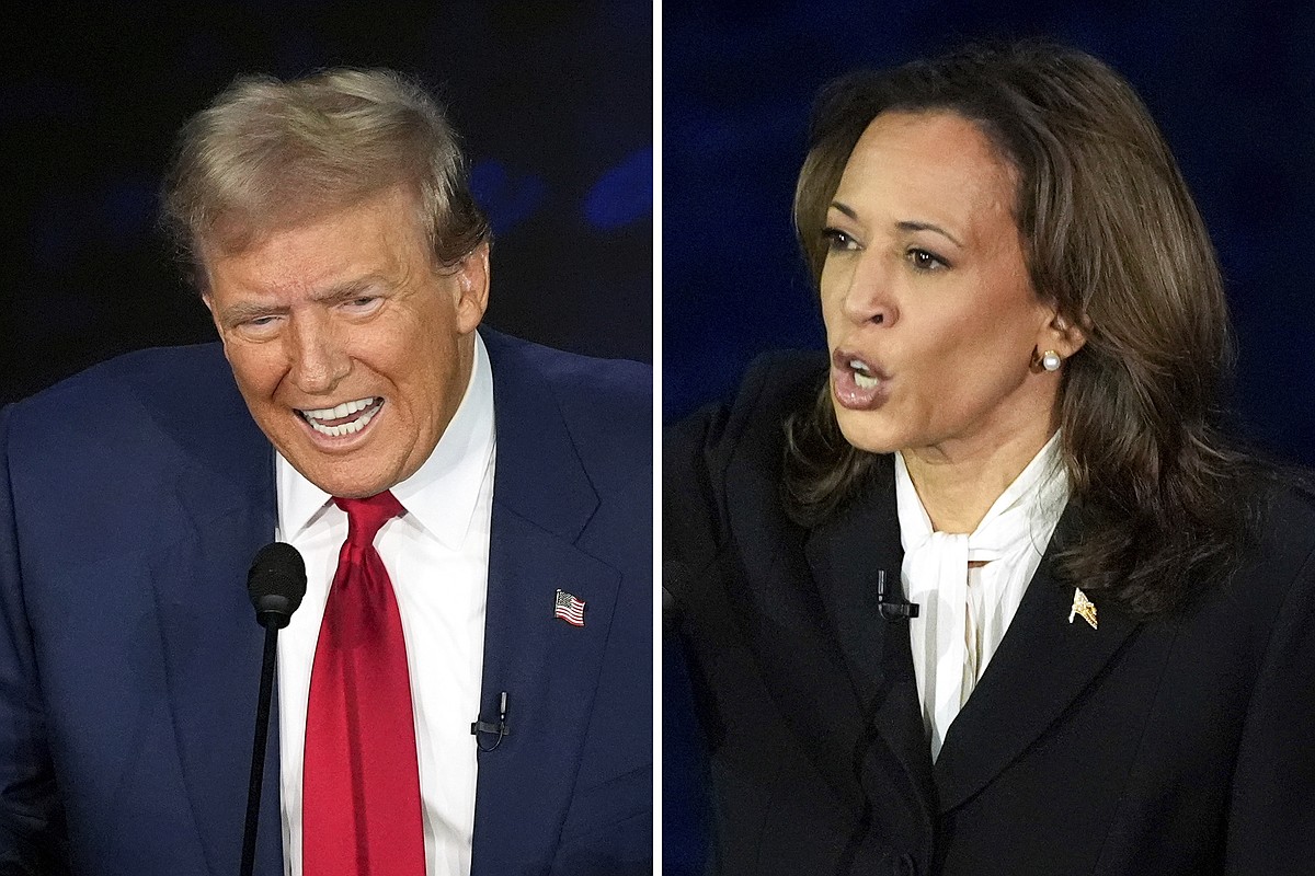 Harris and Trump detail their starkly different visions in a tense ...
