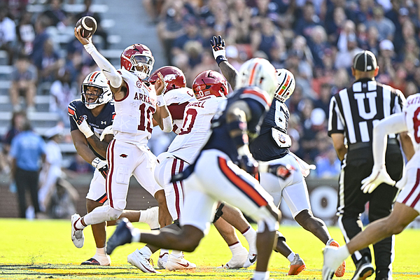 Sam Pittman identifies ‘most concerning part’ of Arkansas football’s offense against Auburn | Whole Hog Sports