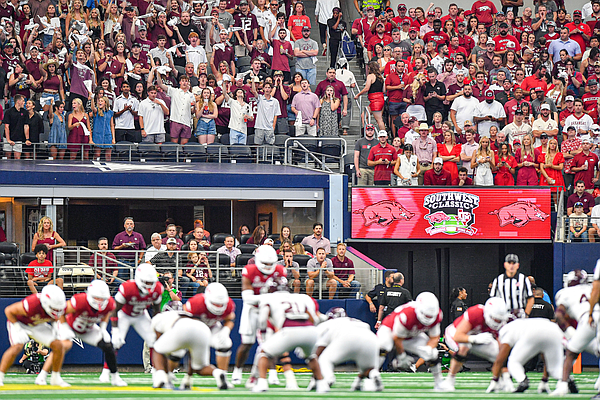 End of an era: Arkansas-Texas A&M football series taking its final AT&T Stadium bow | 
  Whole Hog Sports