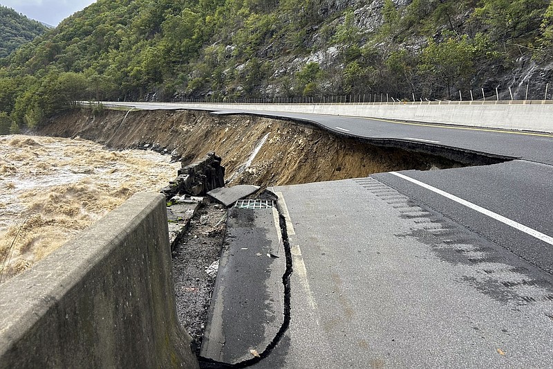 Asheville has been isolated after Helene wrecked roads and knocked 