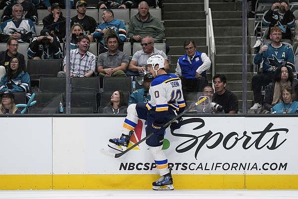 Blues Spoil Celebrini’s Debut With 5-4 Overtime Win Vs. Sharks | Fulton Sun