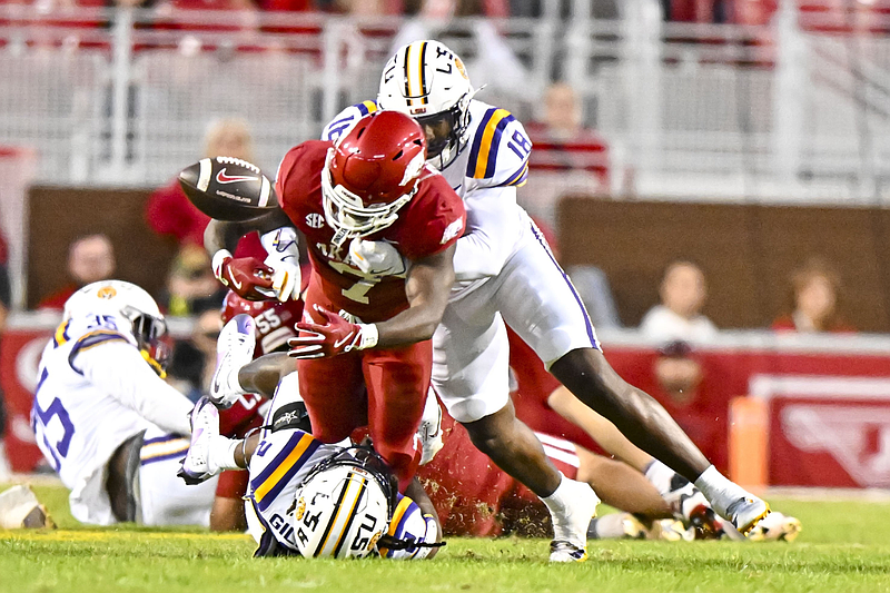 LSU took away the Arkansas football running game Whole Hog Sports